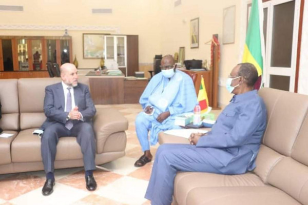 الهباش يلتقي الرئيس الانتقالي ورئيس الوزراء في مالي