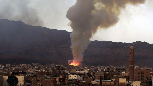 التحالف العربي يعلن تنفيذ ضربات جوية لأهداف عسكرية في صنعاء