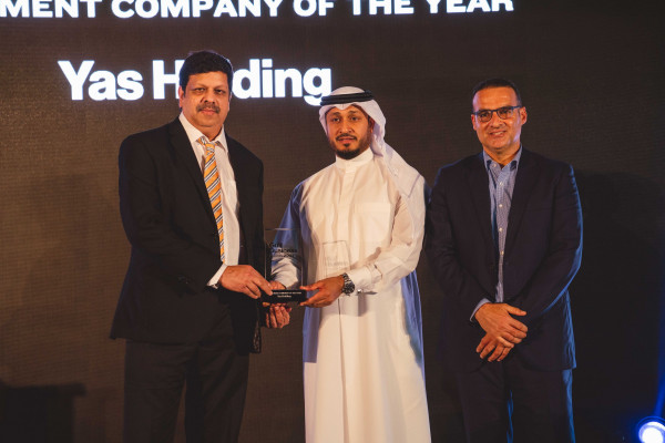 "ياس القابضة" تفوز بجائزة "جلف بزنس" لأفضل شركة استثمار للعام 2021