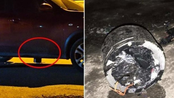وسائل إعلام تركية تنشر صور قنبلة أعدت للتفجير تحت سيارة تابعة لحرس أردوغان