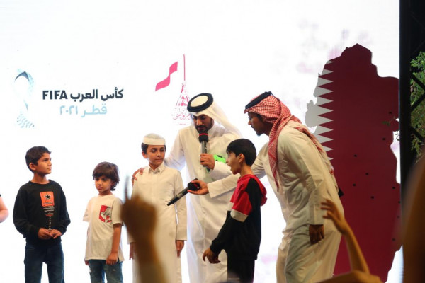 قطر الخيرية تحتفي بكأس العرب 2021