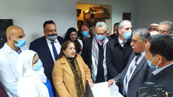 محافظ طولكرم ووزيرة الصحة يفتتحان مستشفى عتيل الحكومي