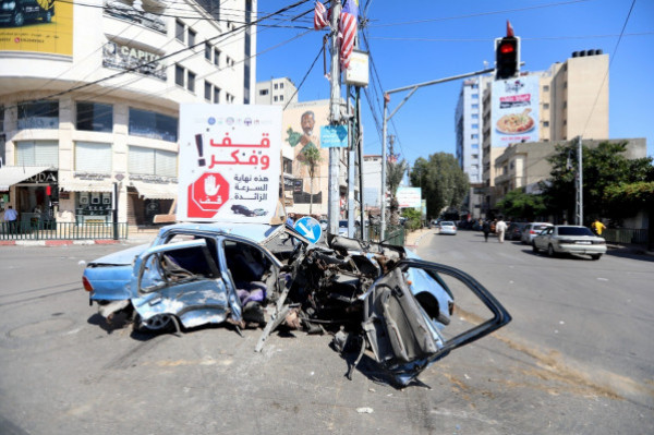المرور بغزة وفاة وست إصابات في تسعة حوادث سير خلال الـ 24 ساعة الماضية