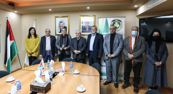 رئيس "القدس المفتوحة" يستقبل سفير نيكاراغوا لدى فلسطين
