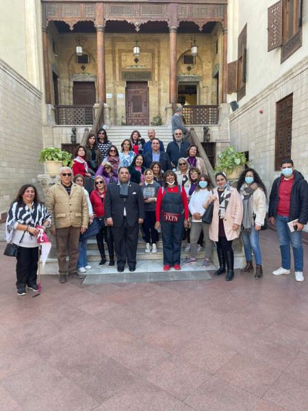 زيارة روتاري مصر لمسار العائلة المقدسة