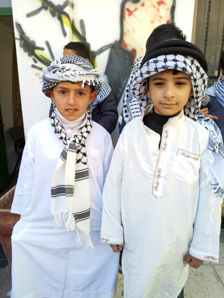"التربية": طلبة مدارسنا يتزينون بالزي الفلسطيني انتصاراً للهوية والرواية