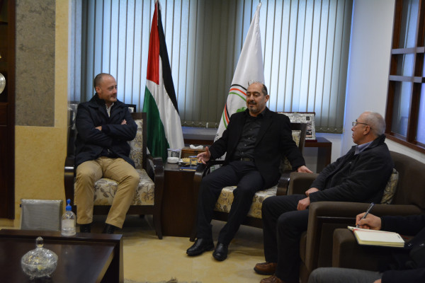 اجتماع ملتقى رجال الاعمال الفلسطيني وممثلي اللجنة الرباعية الدولية