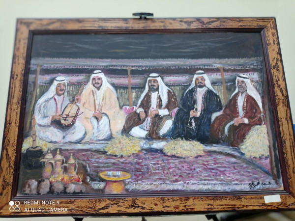 الجماهيري حورة ومنتدى الفنانين الأحرار يكرمون أم الشهيد يعقوب أبو قيعان