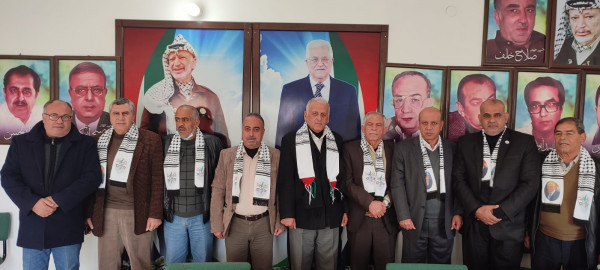 حركة (فتح) تستقبل وفداً قيادياً من جبهة النضال الشعبي في ذكرى الانطلاقة