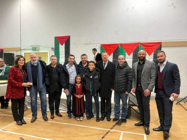 حفل فلسطيني لتكريم عدد من أبناء الجالية البارزين في بريطانيا