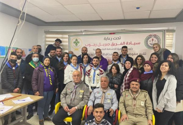 مفوضية كشافة رام الله والبيرة تنهي الدراسة الابتدائية للشارة الخشبية الأولى