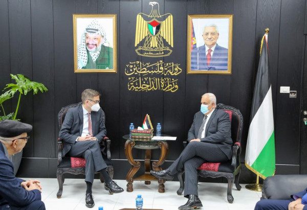 وزير الداخلية يستقبل ممثل المانيا