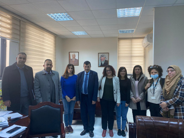 وكيل وزارة التنمية يجتمع مع طاقم هيئة الأمم المتحدة للمرأة في فلسطين
