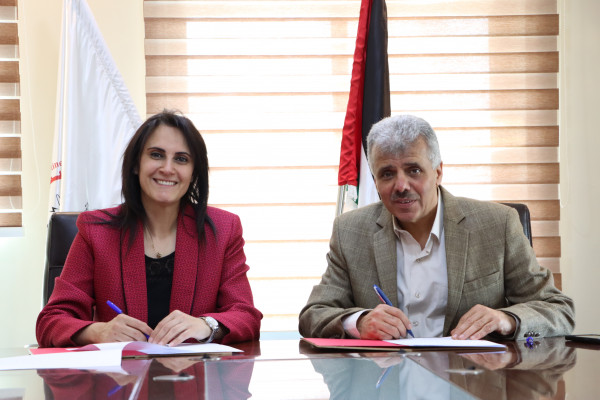 توقيع اتفاقية تعاون مشترك بين جامعة بوليتكنك فلسطين ونقابة العلوم المعلوماتية التكنولوجية الفلسطينية