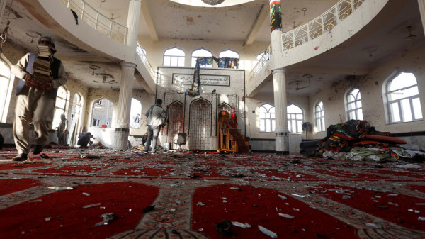 قتلى وجرحى جراء انفجار داخل مسجد بالعاصمة الأفغانية