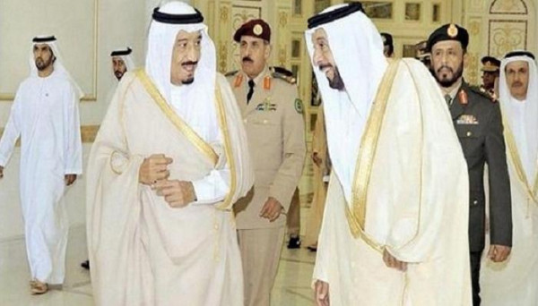 الملك سلمان ينعى الشيخ خليفة: فقدنا أخاً عزيزاً كرّس حياته لخدمة شعبه