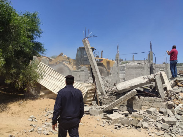 شاهد: إزالة تعديات على أراض حكومية بمحافظة شمال القطاع