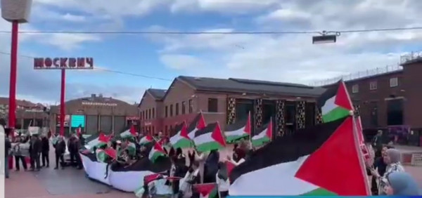التجمع الديمقراطي الفلسطيني في الدنمارك يشارك في وقفة الأعلام الفلسطينية في كوبنهاغن