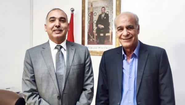 السفير المغربي يلتقي بالأمين العام لتجمع "بالقدس يهتدون"