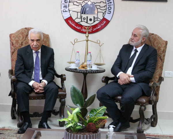 مجلس نقابة المحامين يلتقي برئيس مجلس القضاء الأعلى