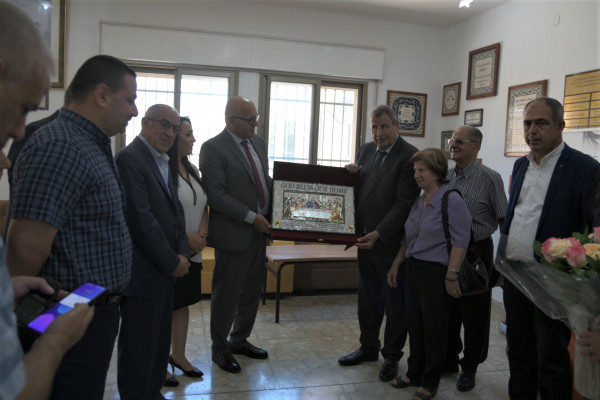 خوري يلتقي الهيئة الإدارية ومدير عام الملجأ الخيري الأرثوذكس العربي في العيزرية