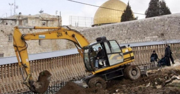 البرلمان العربي يحذر من خطورة الحفريات التي تستهدف أساسات المسجد الأقصى