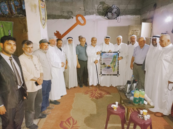 التواصل الجماهيري لـ"الجهاد" بغزة ينظم لقاء مجتمعي في ديوان آل "حميد"