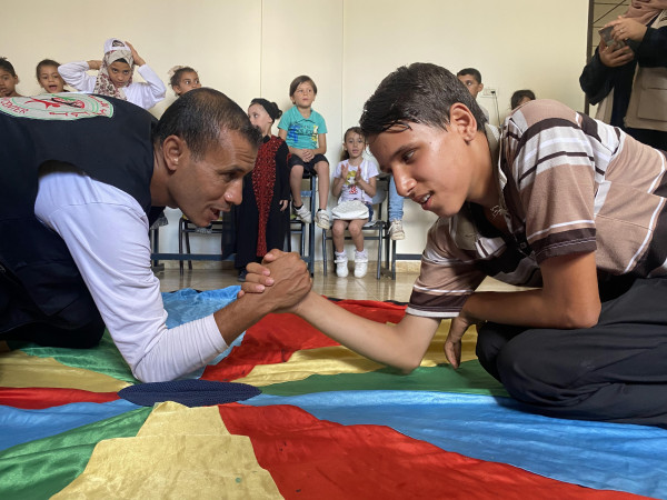 مركز شباب الأمة ينفذ مخيم الطفولة الرابع ضمن مخيمات المرحمة والإباء (لأصحاب الهمم)