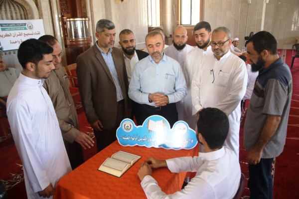 استهدف 31 طالب وطالبة.. "الأوقاف" بغزة تُنفذ مشروع تسميع القرآن الكريم على جلسة واحدة