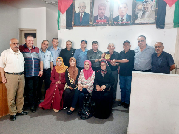 وفد التجمع الفلسطيني للوطن والشتات يهنئ جبهة النضال الشعبي بمناسبة بذكرى انطلاقتهم الـ 55