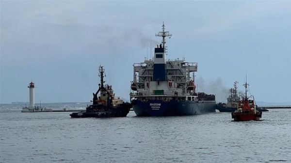 ثلاث سفن محمّلة بالحبوب تغادر أوكرانيا نحو وجهات متعددة