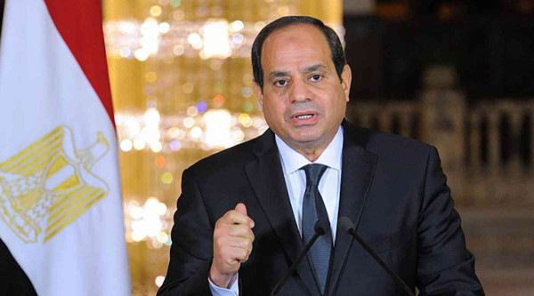 الرئيس المصري: نعمل مع شركائنا من أجل استعادة السلام والاستقرار في غزة