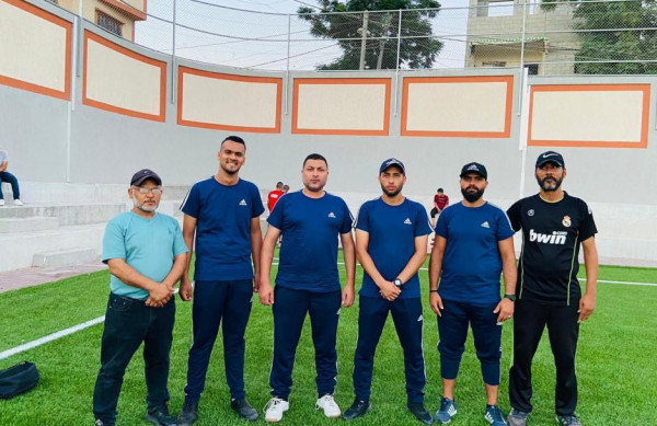 التفاح يصادق على تشكيلة الجهاز الفني وخدمات خانيونس يضم الحارس قشطة والترابين