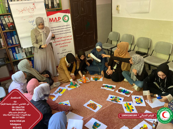 جمعية عبد الشافي الصحية والمجتمعية تختتم جلسات الدعم النفسي الجمعي للنساء والفتيات