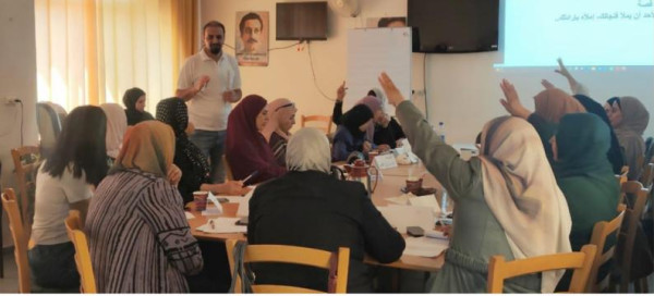 جمعية المرأة العاملة الفلسطينية للتنمية تختتم برنامجاً تدريبياً لعضوات جدد في 6 مجالس ظل تم تشكيلها خلال العام