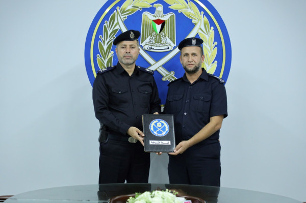 "مدير عام الشرطة" يُكلف مُديري مركزي شرطة جديدين شمال ووسط غزة