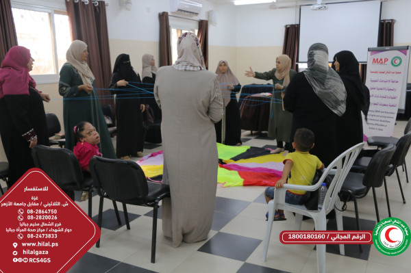 جمعية عبد الشافي الصحية والمجتمعية تنفذ المزيد من جلسات الدعم النفسي الجمعي