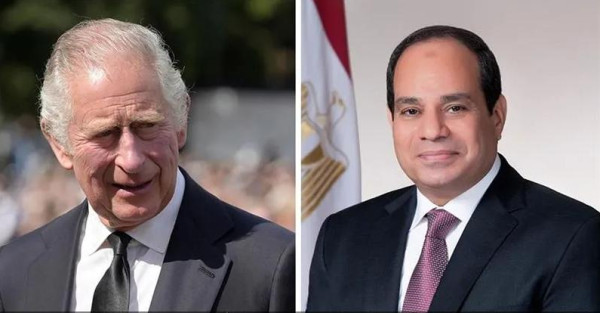 مصر: السيسي يجري اتصالا هاتفيا مع الملك تشارلز الثالث