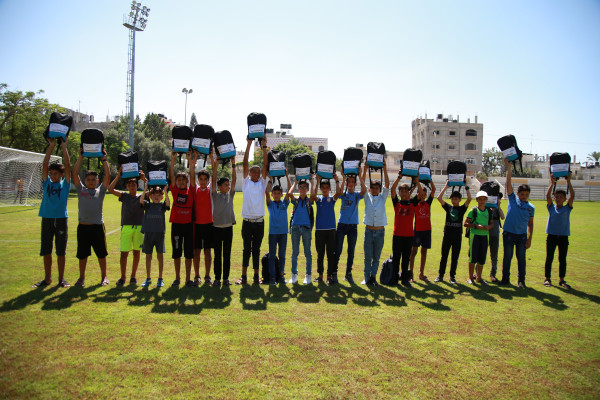 برنامج غزة للصحة النفسية يواصل تنفيذ أنشطة الدعم النفسي من خلال الرياضة مع الأطفال