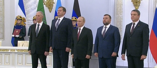 حقبة تاريخية جديدة.. بوتين يعلن ضم أربع مناطق أوكرانية
