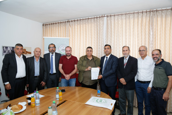 جامعة الخليل تستقبل اللجنة القطرية الدائمة لدعم القدس‎‎‎‎