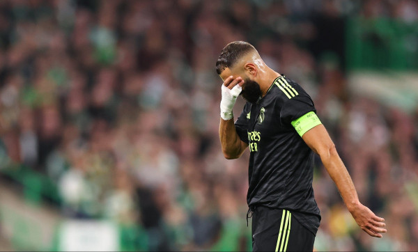 إصابة بنزيما وغيابه عن ريال مدريد
