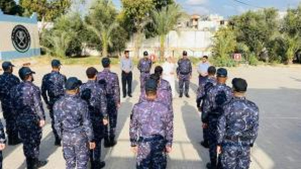النائب د.الجمل يشارك في طابور أركان لقوات حفظ النظام في الوسطى