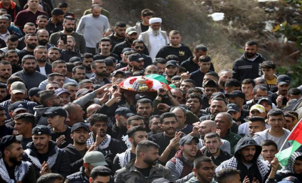 وقفة طلابية في جامعة بيرزيت وفاءً للشهيد عامر حلبية
