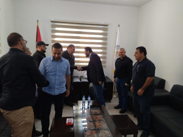 حركة المقاومة الشعبية تزور مدير وحدة التنسيق الفصائلي بداخلية غزة