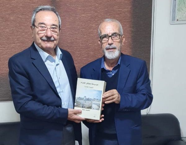 صفا يزور رباح ويقترح تشكيل لجنة قانونية بمنظمة التحرير تضم محامين