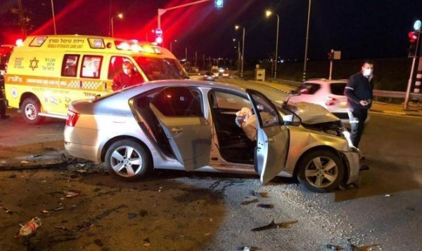 أراضي 48: أربع إصابات بينها خطيرة إثر حادث سير بالنقب