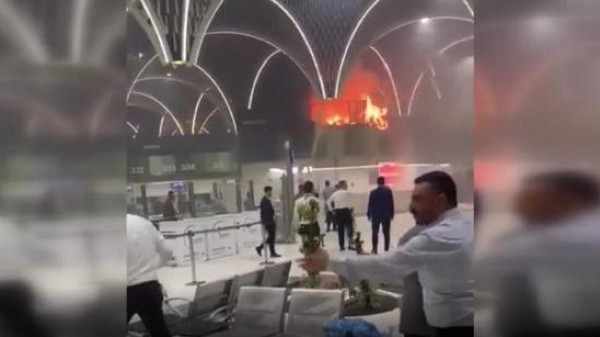 شاهد: الثاني خلال أسبوع.. اندلاع حريق في مطار بغداد الدولي