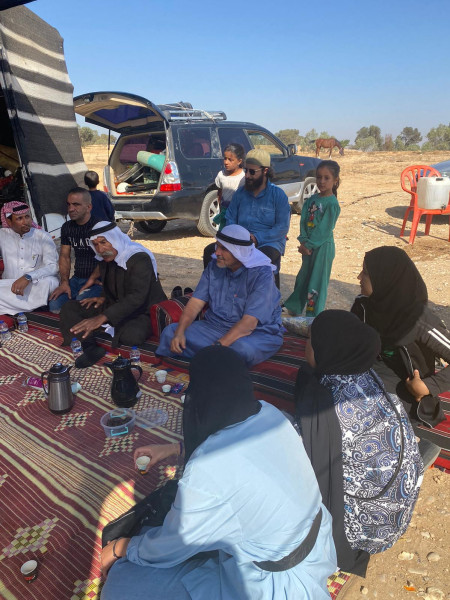 شباب مشروع "صوت واحد" في زيارة للعراقيب