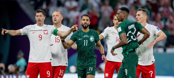 فوز بولندي صعب على السعودية في المونديال